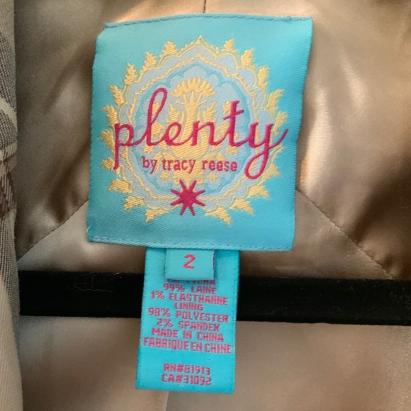 TRACY REESE LIGHTWEIGHT PLAID JACKET - EUC - Picture 3 of 5